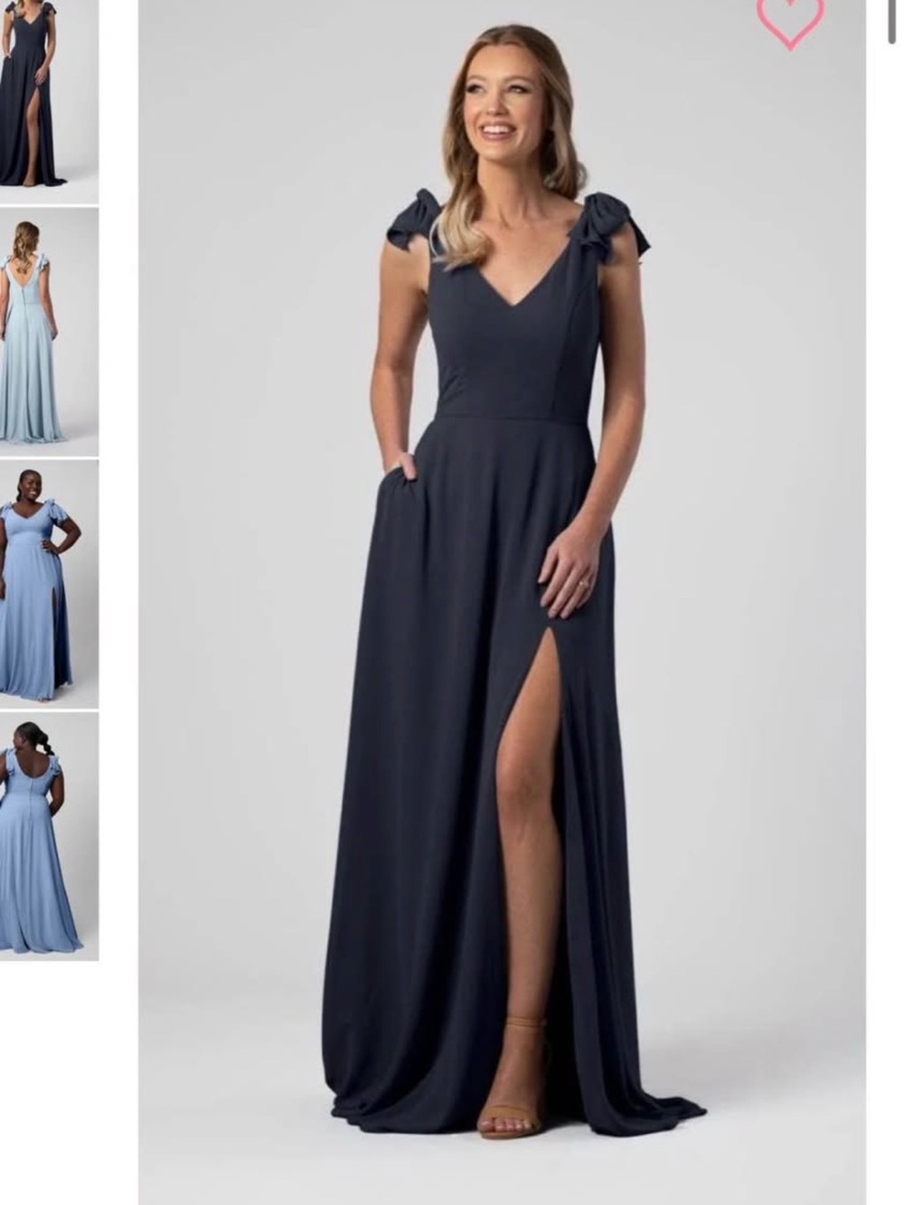 Kennedy Blue Leah Navy Bridesmaid Dress